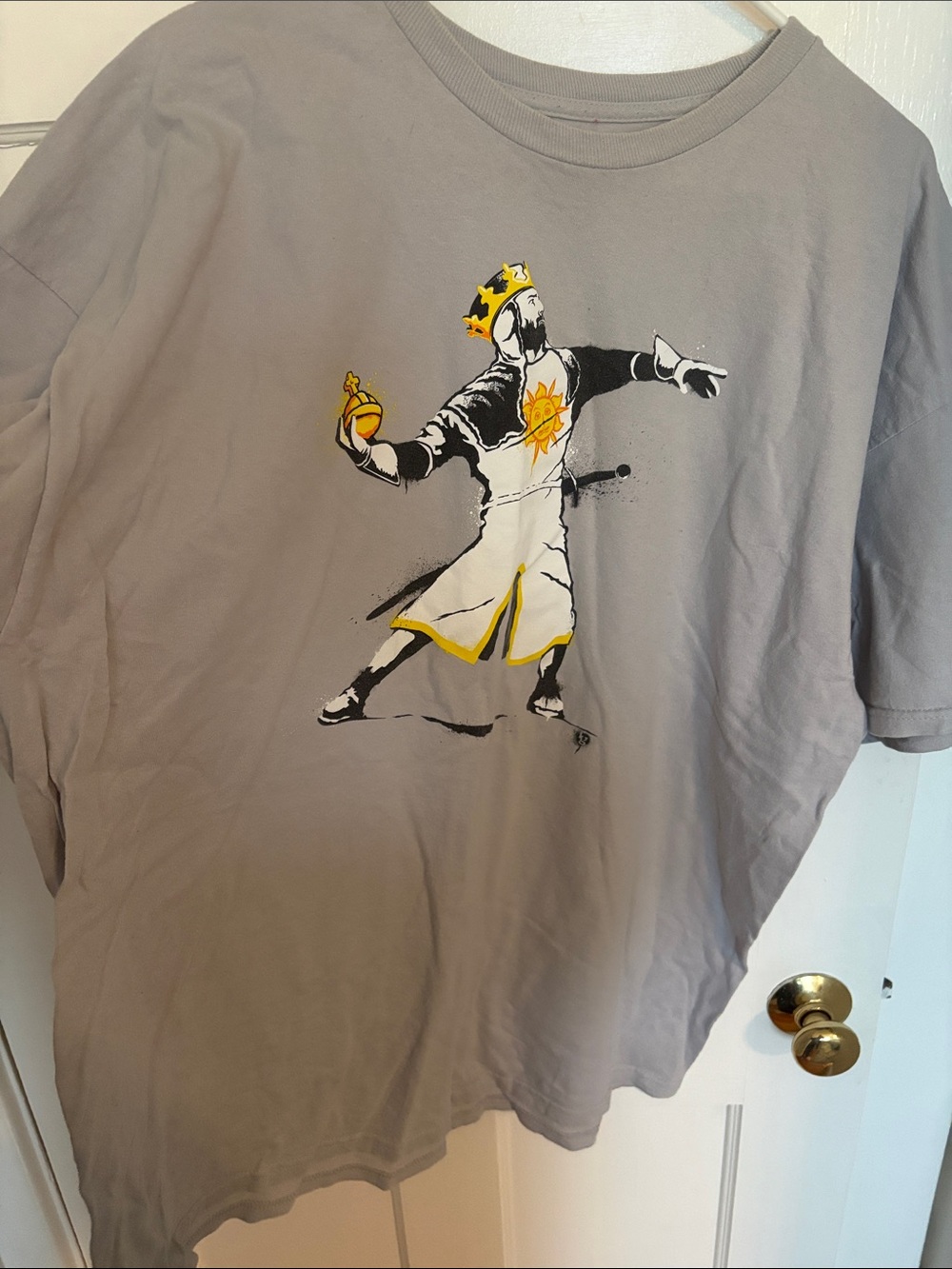 Monty Python & The Holy Grail Banksy โFlower Throwerโ Spoof